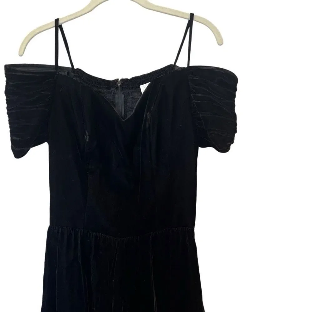 90’s Vintage Moda International Black Velvet Corset Gunne Sak Dress Sz.10 NWT